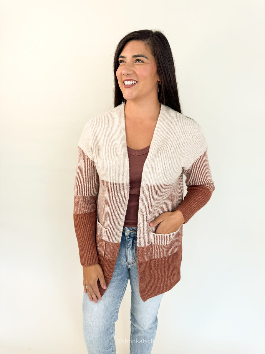 Copper colored cardigan deals