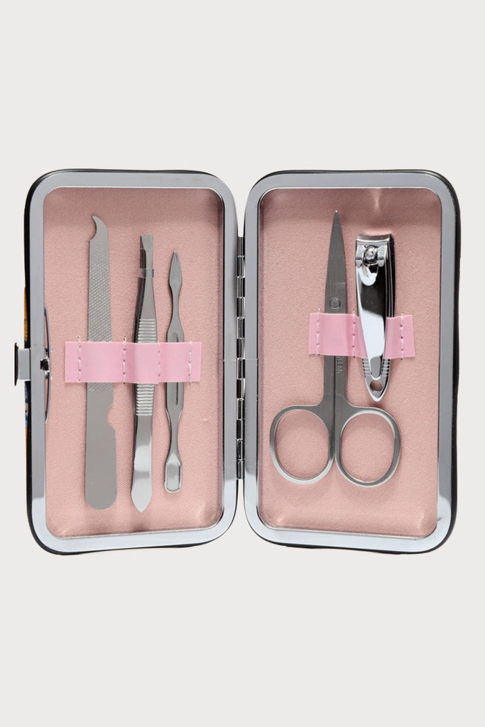 The 5 piece manicure set is a timeless stocking stuffer that every gal will love! The floral print casing is super cute and it includes 5 nail and beauty essentials. Choose between three colors! 