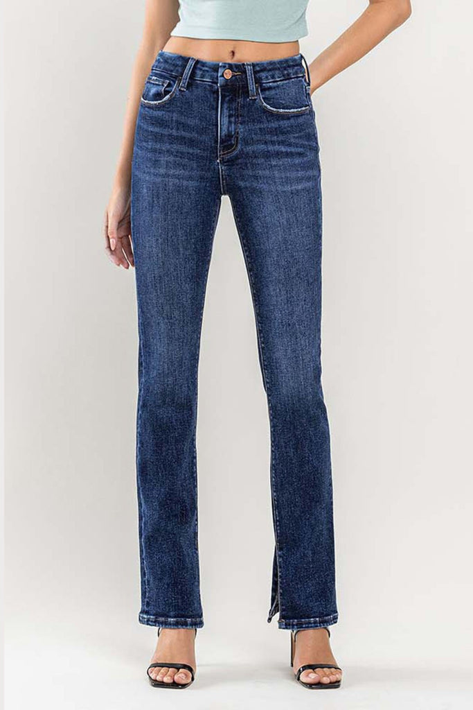 The Vervet Carmen High Rise Inside Slit Boot Cut Jean is for all the tall girlies who want elevated pants that are trendy, yet timeless. The wash is so classic, featuring a slight boot cut button and slits. It instantly elongates your legs, a major win! 