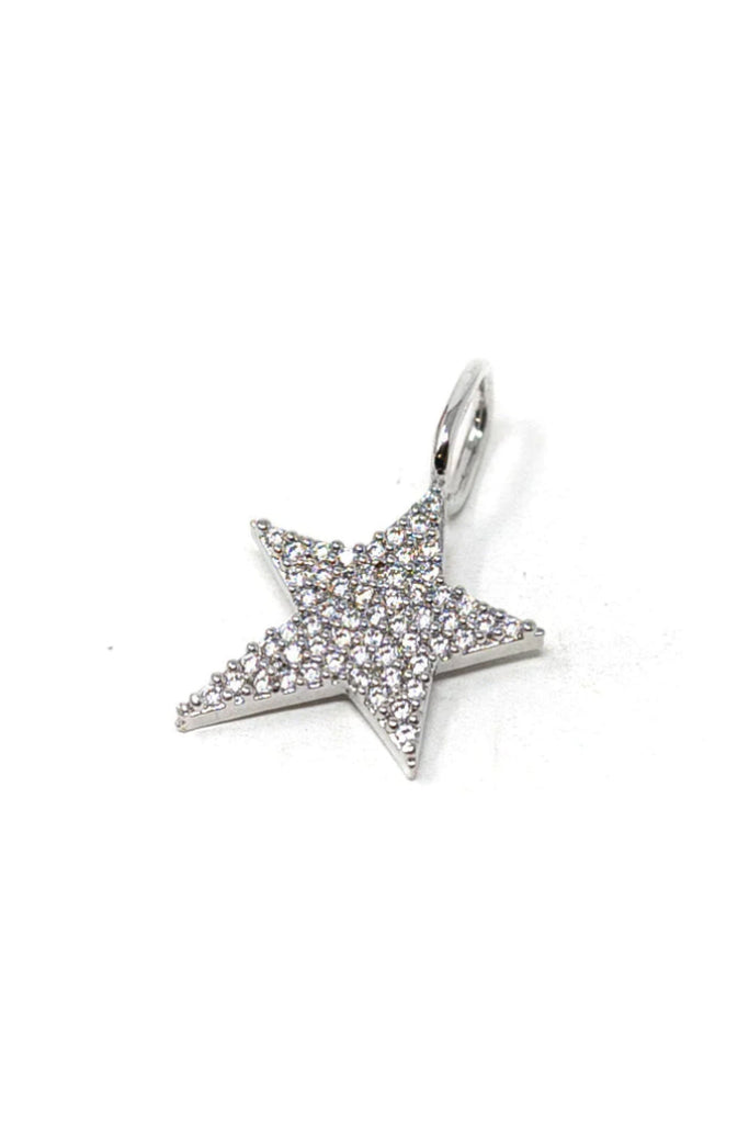 We are loving this Sis Kiss Jazzy Star Charm! It's so fun and pairs perfectly with any Sis Kiss Chain. Feel free to mix and match, and double up on charms. There's no such thing as too many. Featuring a large hook loop, this charm is super easy add to your necklace. 