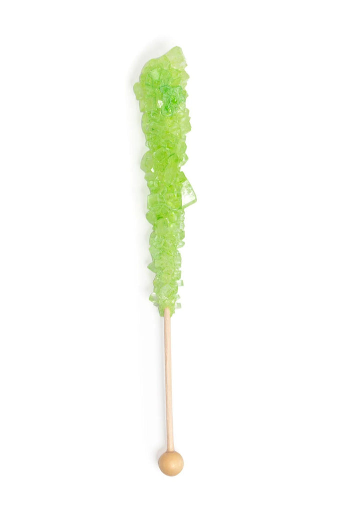 Geology has never been so delicious! Every bite of these flavorful rock candy sticks will remind you why it's such a timeless classic! These rock candy sticks are made from sweet sugar crystals with a rich watermelon flavor. 