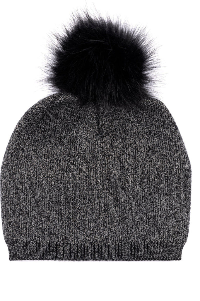 Elevate your cold weather accessories in Shiraleah's Maya Slouch Hat. The glitter base and faux fur pom pom will take your festive holiday outfits to another level of chic flair. The Maya Slouch Hat will help you maintain your warmth while enhancing your winter look.