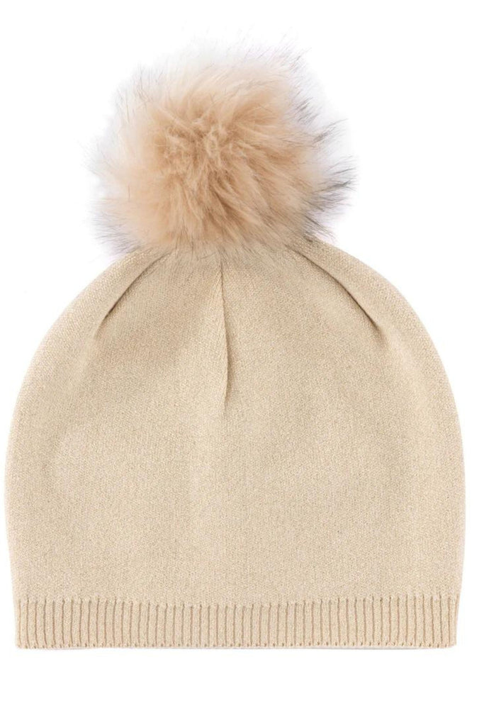 Elevate your cold weather accessories in Shiraleah's Maya Slouch Hat. The glitter base and faux fur pom pom will take your festive holiday outfits to another level of chic flair. The Maya Slouch Hat will help you maintain your warmth while enhancing your winter look.