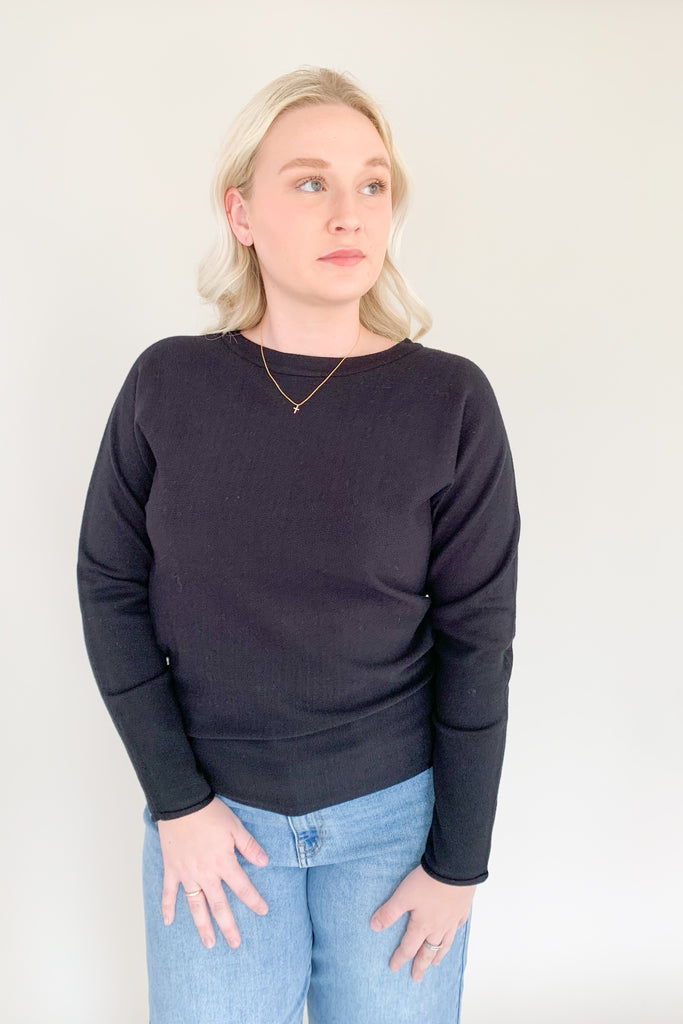 The Arden Classic Comfortable Sweater is an incredible basic. Just add to cart and thank us later! If you are looking for all day comfort and style, a soft and stretchy sweater is the way to go. Because these colors are fairly neutral, you will be pairing these with countless looks! 