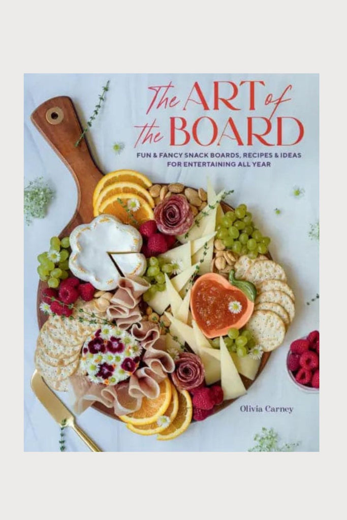 With over 75 seasonally inspired, approachable snack boards, recipes, and cocktails, The Art of the Board has all you need for fun, stress-free entertaining year-round. Packed with tips, tricks, and ideas, you’ll be inspired to whip up your next snack board masterpiece—whether it’s creatively plating your Thanksgiving leftovers to impress your family or wowing your friends with your knowledge of fancy cheese and charcuterie.