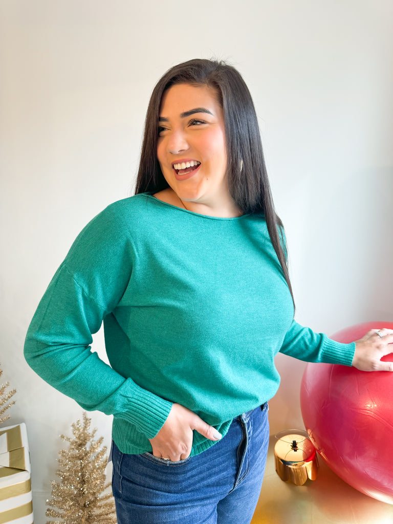 The Camden Pullover Sweater is oh so soft and perfect for all year! The fabric is a literal dream. It's cozy, but not heavy. We have so many colors because it is one of our bestsellers! We can't get enough! They work well with all shorts and denim too. 