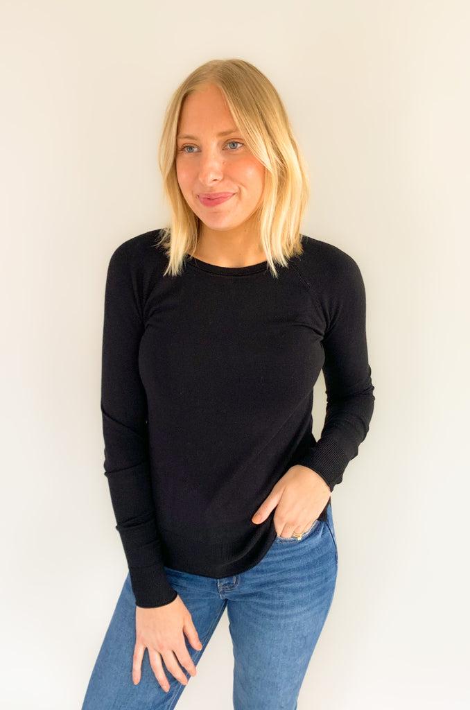 The Camille Lightweight Classic Sweater is amazing on its own, but also is great for layering! It's extremely soft and lightweight, making a great option for early fall. It comes in three amazing colors to complete any look!