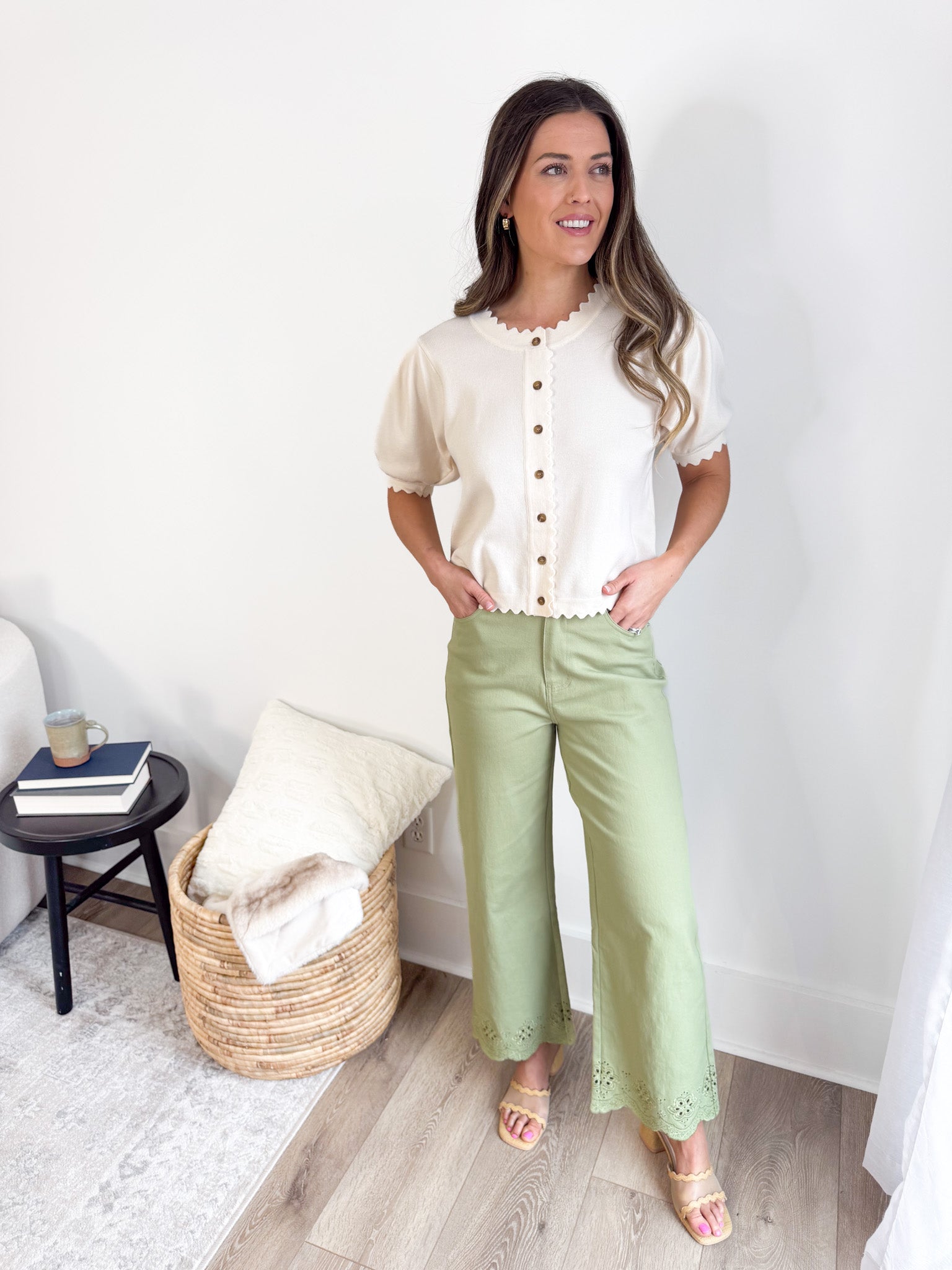 Matcha Lace Trim Bottoms – Katsch Boutique