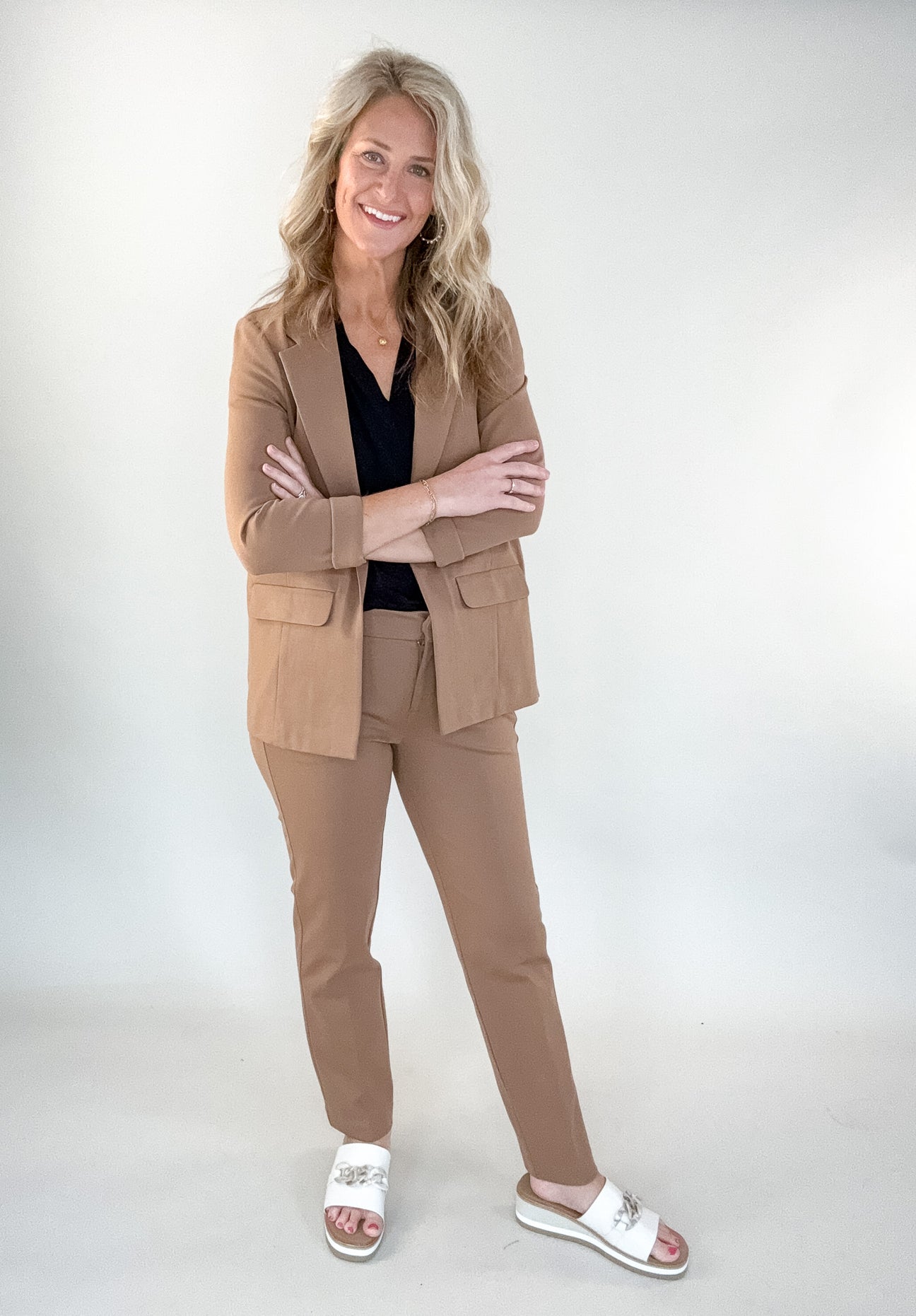 Boyfriend Blazer with Princess Darts – Katsch Boutique