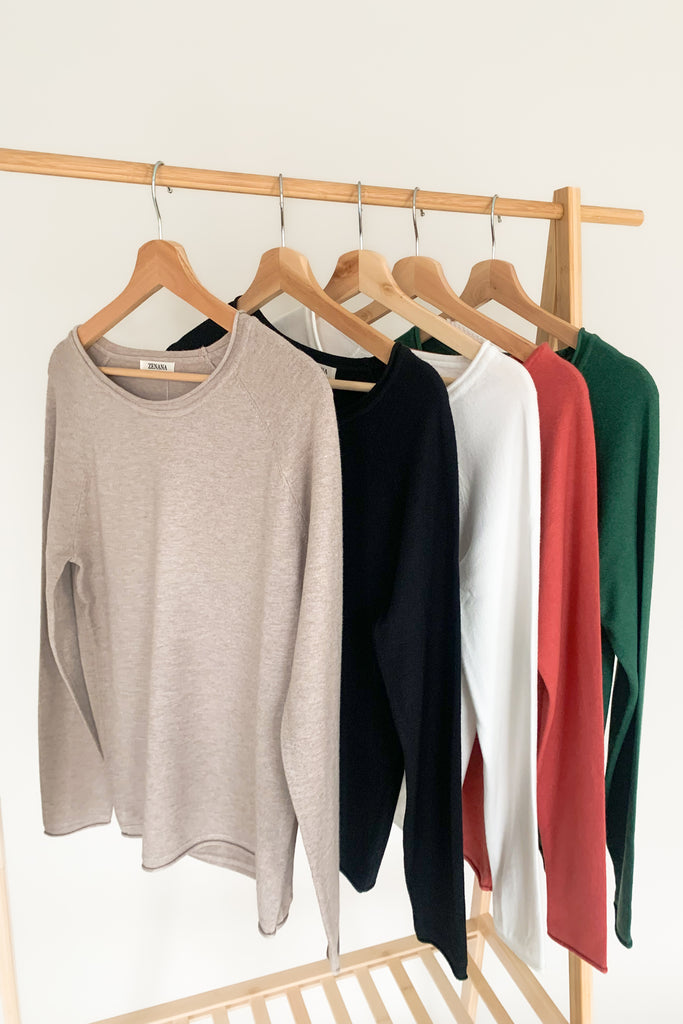 The Madison Ultra Soft Round Neck Sweater is now BUY 1 GET 1 50% off in store and online for a limited time (no discount code needed)! It's so soft, elevated, and perfect for fall. Where it on it's own or layered under your favorite jacket all season long. Choose between several amazing colors to complete your look!