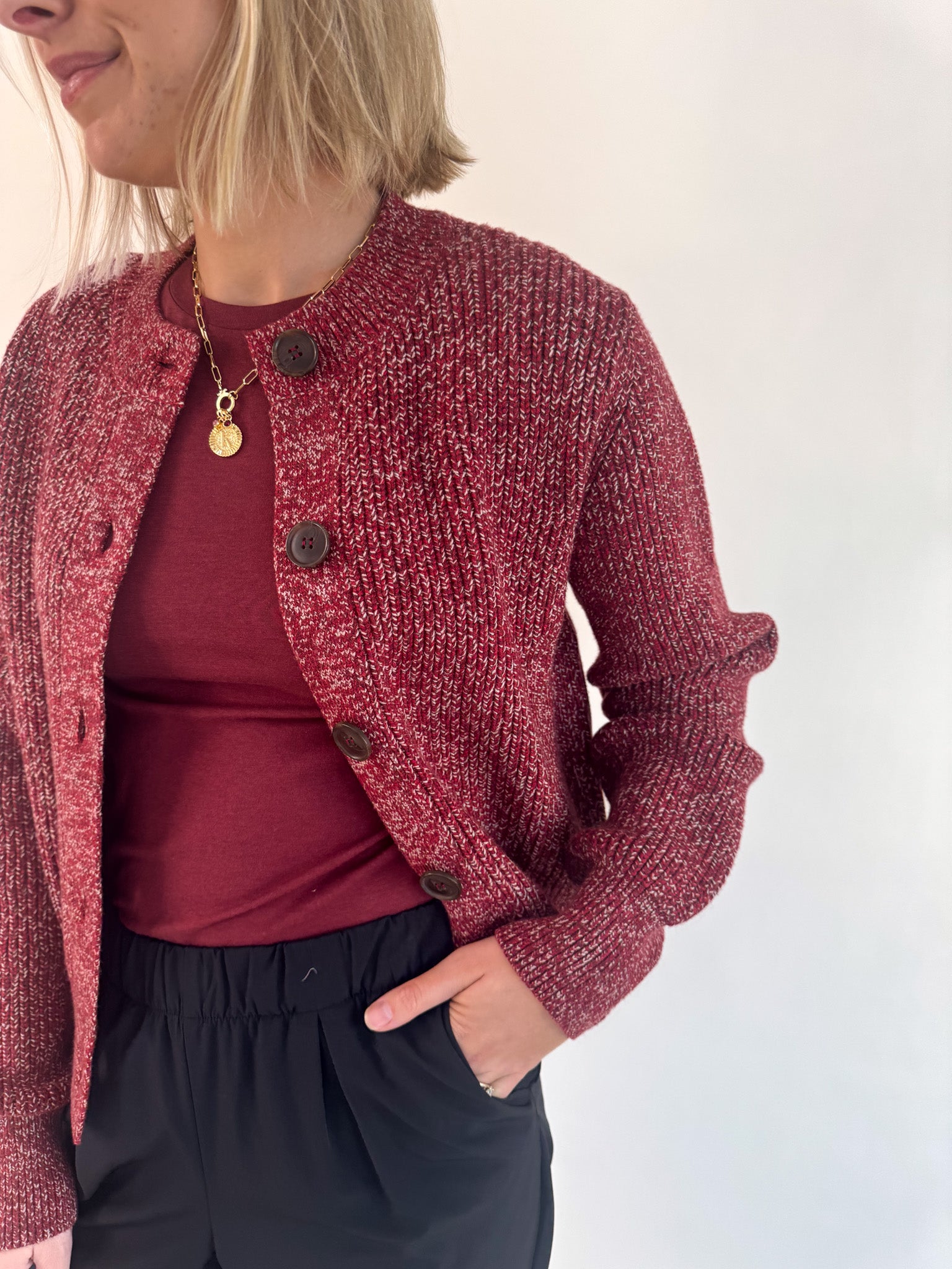 トップス ysssstein Gradation Pleats Cardigan S Pleats Please Issey Miyake NEW COLOURFUL BASICS 4 Navy Pleated