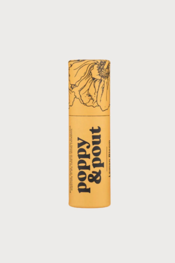 The Poppy and Pout Lip Balm is not your average lip balm. Each flavor has a subtle, sweet scent and is 100% natural. The Organic Coconut Oil, Ethically Sourced Beeswax, and Vitamin E infused in each balm will keep your lips hydrated for hours!