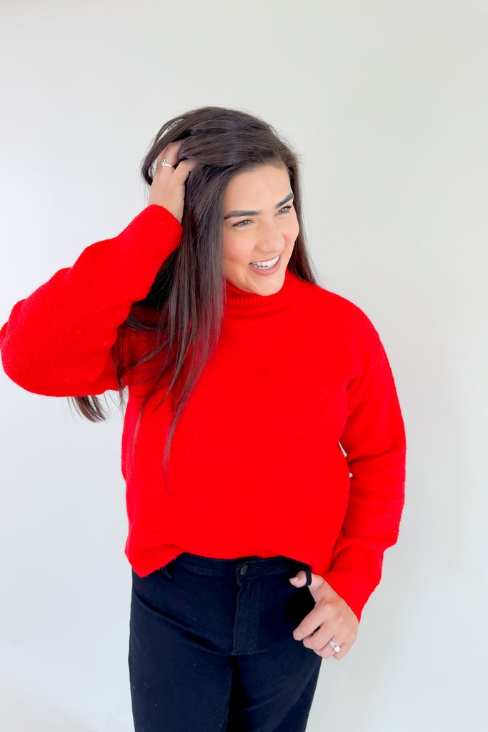 Stay warm and stylish this season with our Molly Bracken Turtleneck Drop Shoulder Sweater! Crafted with a textured, super soft fabric, this sweater features a classic, flattering fit, perfect for any wardrobe. Keep cozy and chic all season long.