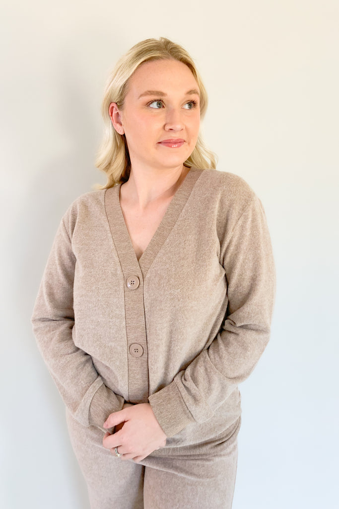 Looking for the perfect transitional cardigan? You've found it! The Pamelia Cozy Cardigan is made of our softest fabric, Dream Cozy Knit, and whether worn buttoned or open, you'll be on-trend and cozy all season.