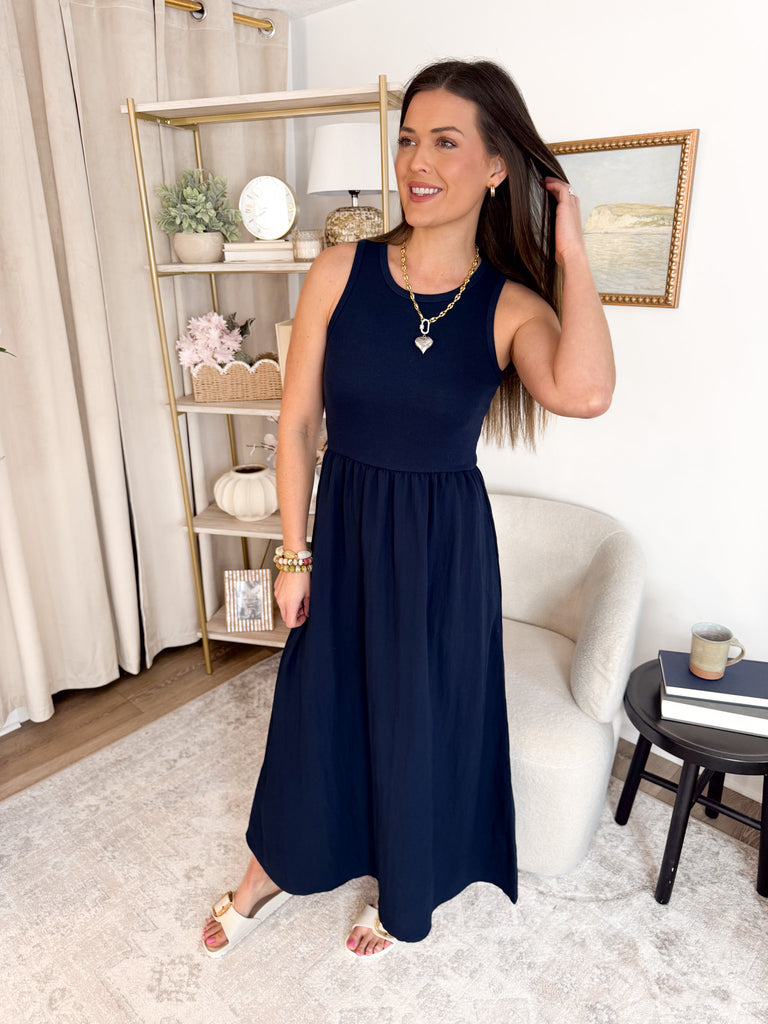 fitted lace wedding dress Z SUPPLY] Charlotte Rib Midi Dress – Katsch Boutique
