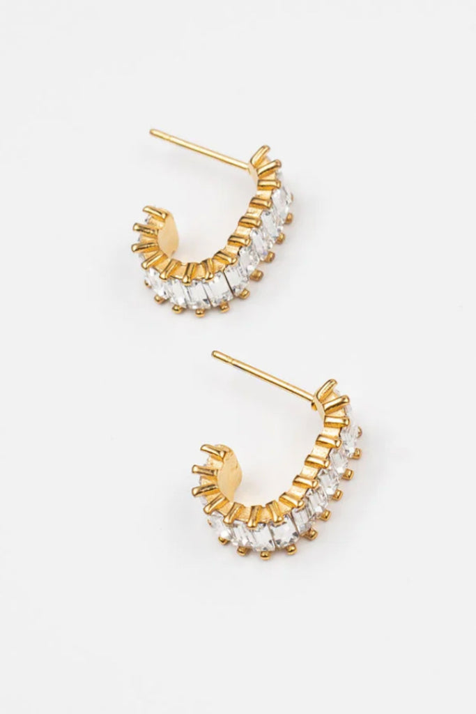 Shine Bright with our new Square Diamond inspired Hoops. Wear them during the day or a night out to elevate any look. Made by Brenda Grans, this style is amazing quality and built to last. 