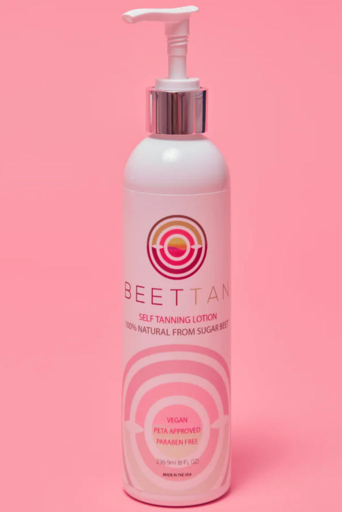 The BEETTAN Self Tanning Lotion is designed to provide a gradual, natural tan for all skin tones. It hydrates and nourishes the skin, while the anti-aging components tone and firm! The best part, our lotion goes on CLEAR, smells INCREDIBLE, AND is safe to use on your face!