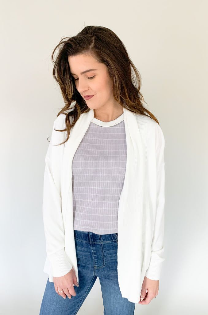 The Donna Draped Long Sleeve Cardigan is so soft and comes in two gorgeous colors.  These cardigans can be worn all year, so you will get a lot of wear out of them. Layering pieces are great for chillier days and make an outfit look more polished. They are also great for the office! If you love all things cute and cozy, this style is for you. 
