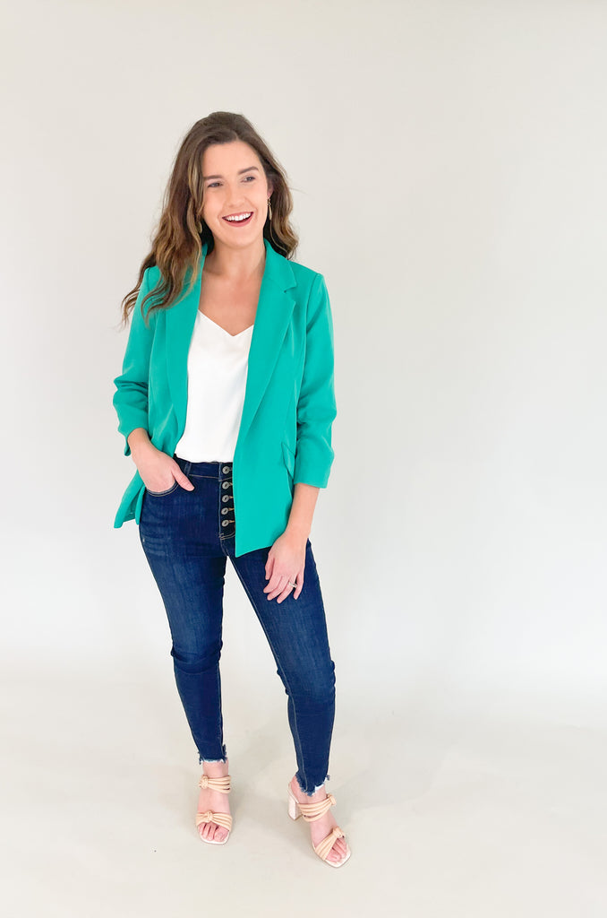 The Double Strap Recycled Cami is an amazing layering piece, but also looks just as gorgeous on its own. It's one of those styles you will use again and again, and all year too! The colors are versatile and so pretty. Not only does this style look chic, it feels luxe to. The satin-like feel is very elevated. 