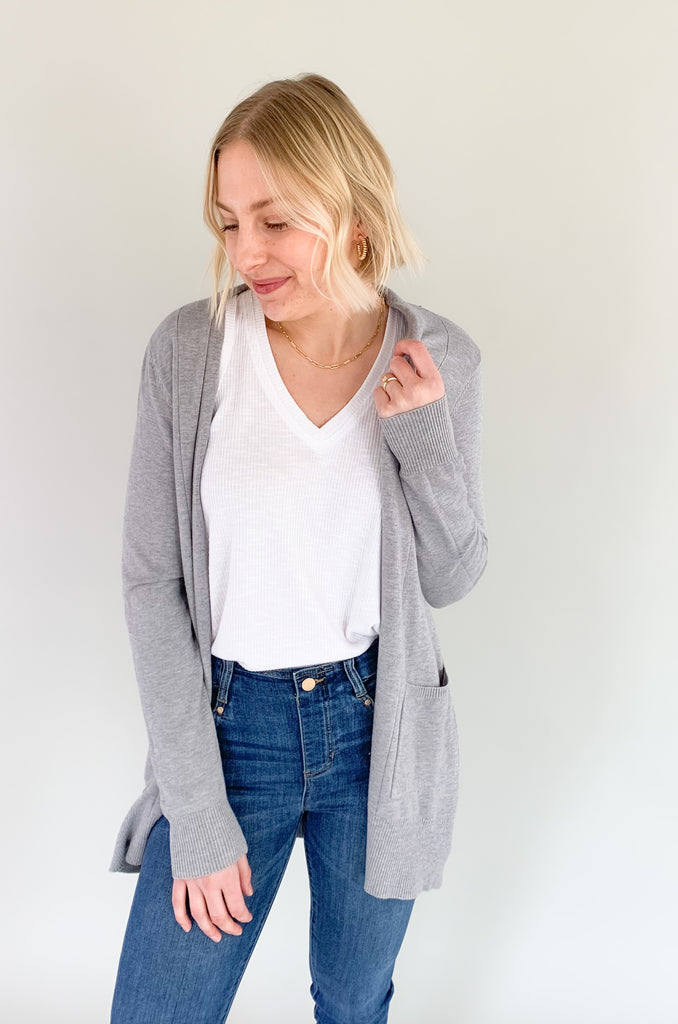 The Kate ll Long Knit Cardigans are so soft and come in so many amazing colors! These cardigans can be worn all year, so you will get a lot of wear out of them. Layering pieces are great for chillier days and make an outfit look more polished. They are also great for the office! If you love all things cute and cozy, this style is for you! 
