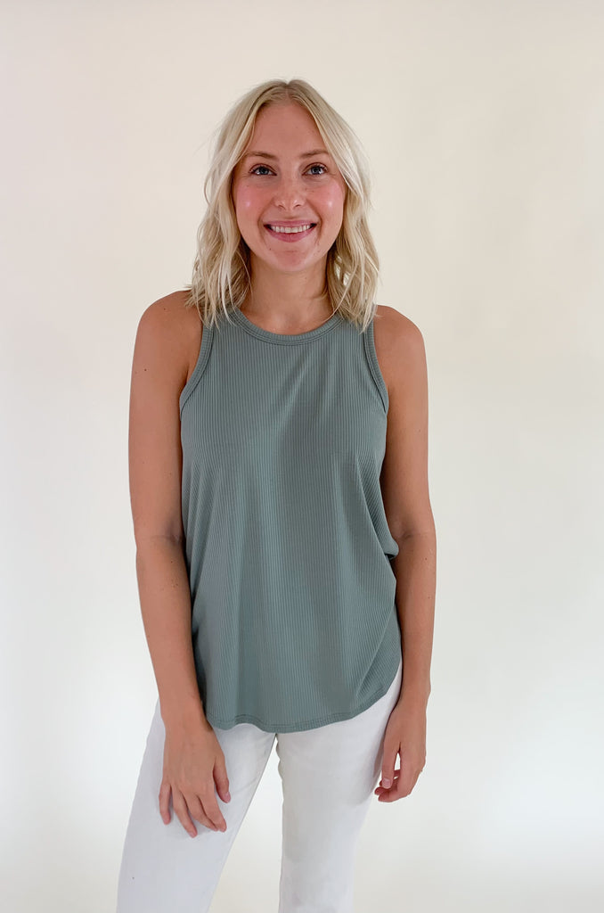 Elevated basics are the Katsch secret to a polished look! They are effortless and go with everything, especially for layering. The Monica Loose Fit Rib Knit Tank is no different. This style comes in three easy colors to compliment all of your looks. You can dress it up or down depending on your layering pieces. 