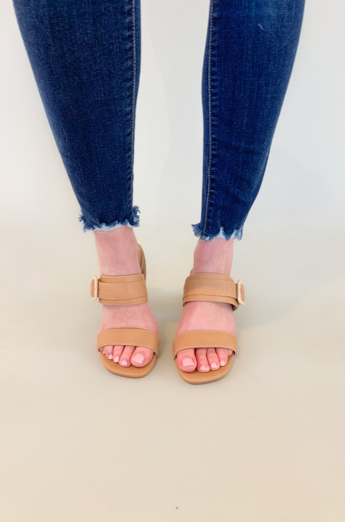 The Nicole Double Strap Block Heel Sandal is so pretty for spring and summer! It can easily be dressed up for special events or worn more casually with jeans. The Nicole is very versatile, comfortable, and timeless. 
