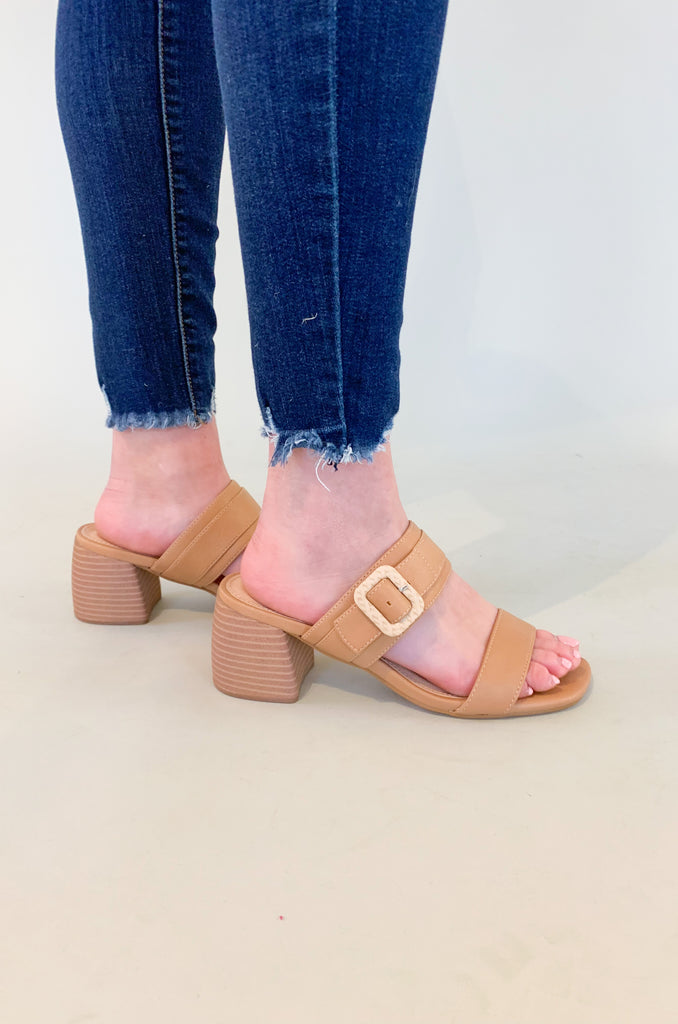 The Nicole Double Strap Block Heel Sandal is so pretty for spring and summer! It can easily be dressed up for special events or worn more casually with jeans. The Nicole is very versatile, comfortable, and timeless. 