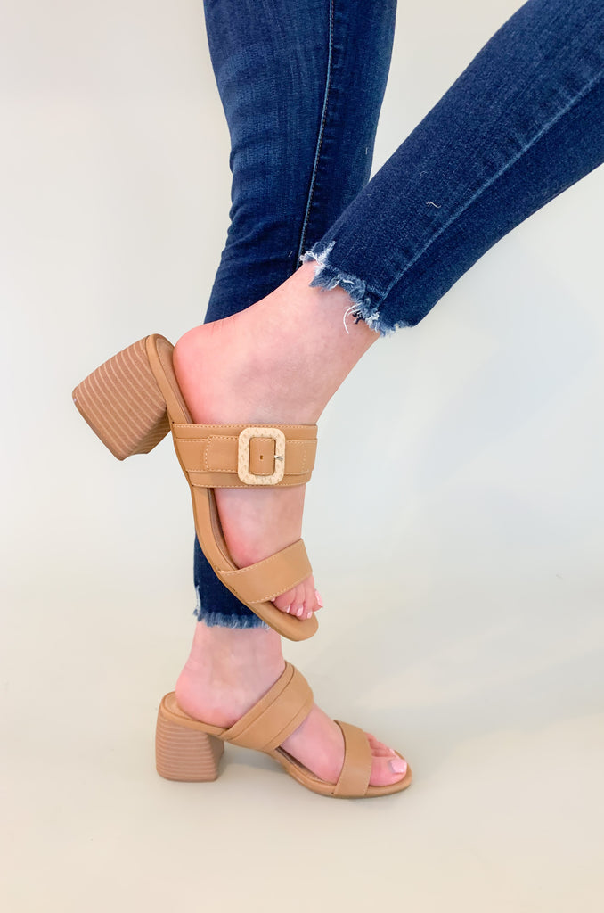The Nicole Double Strap Block Heel Sandal is so pretty for spring and summer! It can easily be dressed up for special events or worn more casually with jeans. The Nicole is very versatile, comfortable, and timeless. 