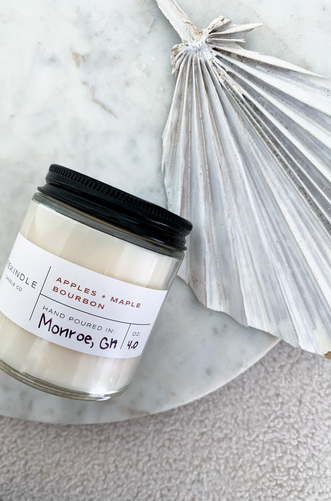 The 4oz Cotton Wick Soy Candles are the perfect size for the little spaces in your home. They also are great gifts. This brand uses 100% soy wax domestically, sustainably and ethically grown, harvested and manufactured in the United States. The formula is free of parabens, phthalates, and other toxic chemicals. Plus, the containers use recycled glass. It's the time of candle that not only smells amazing, but you can feel good about purchases. Here are the scent options: 