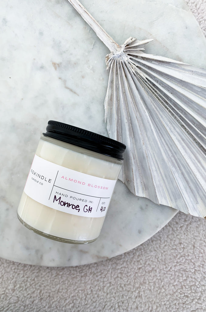 The 4oz Cotton Wick Soy Candles are the perfect size for the little spaces in your home. They also are great gifts. This brand uses 100% soy wax domestically, sustainably and ethically grown, harvested and manufactured in the United States. The formula is free of parabens, phthalates, and other toxic chemicals. Plus, the containers use recycled glass. It's the time of candle that not only smells amazing, but you can feel good about purchases. Here are the scent options: 