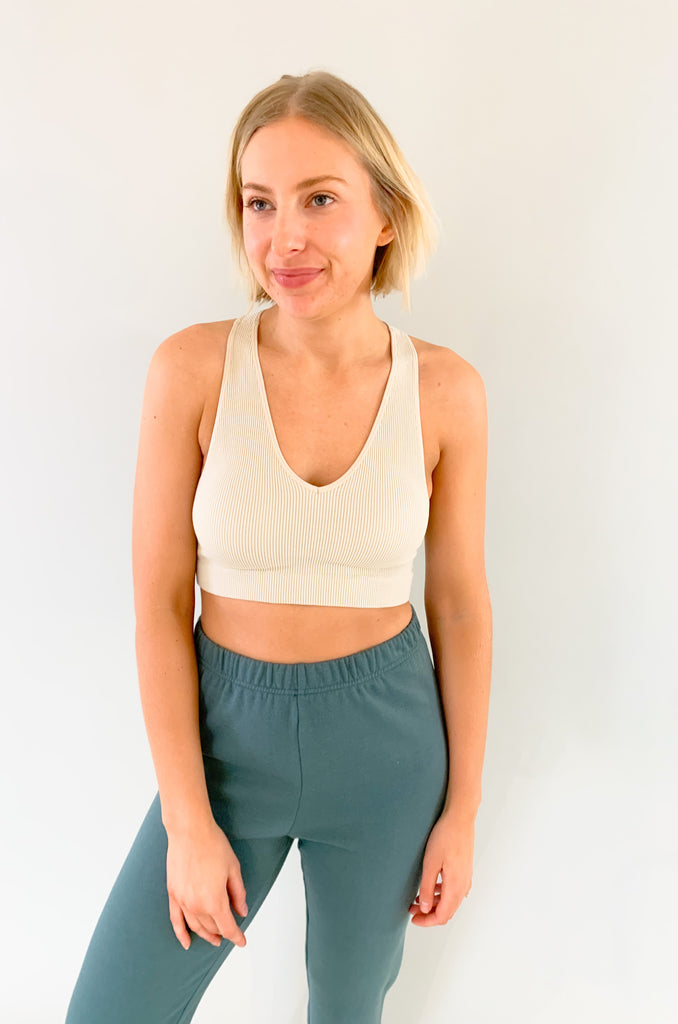 These Ribbed Racerback Removable Pad BRAMIS are so comfortable and easy to wear under everything. With built-in pads, you don't have to worry about coverage. They are stretchy and fit a wide range of bust sizes as well. 