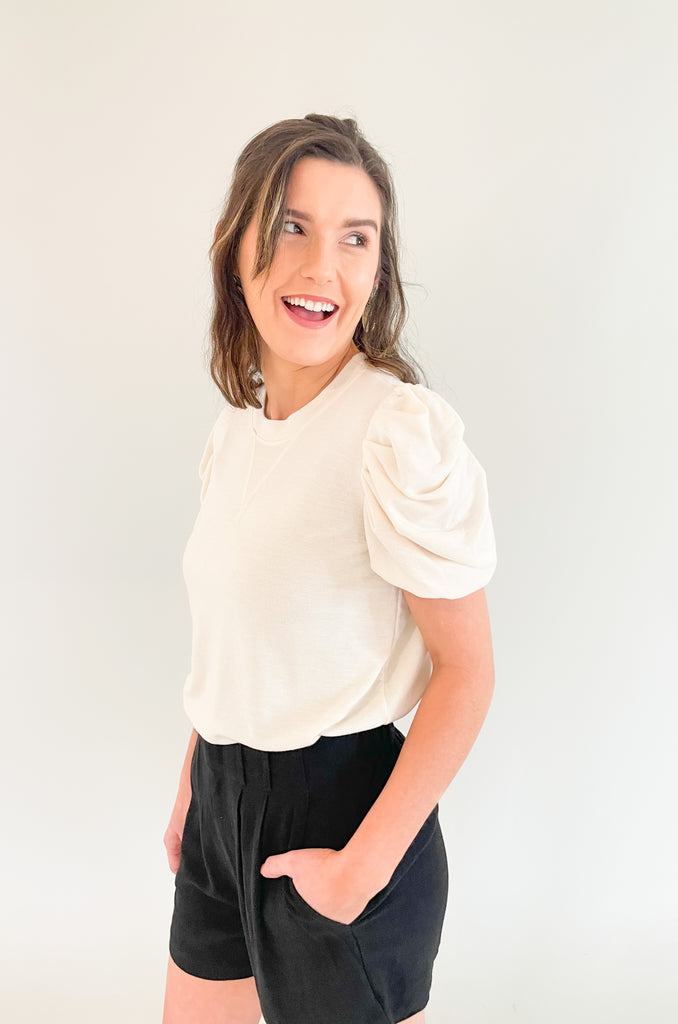 The [Z SUPPLY] Farah Shorts will be your new fave, made from the softest breathable fabric. This style has pleating on the front, adding a vintage touch. They are comfortable and easy, especially with the elastic back waistband. makes it easy to get the perfect fit.