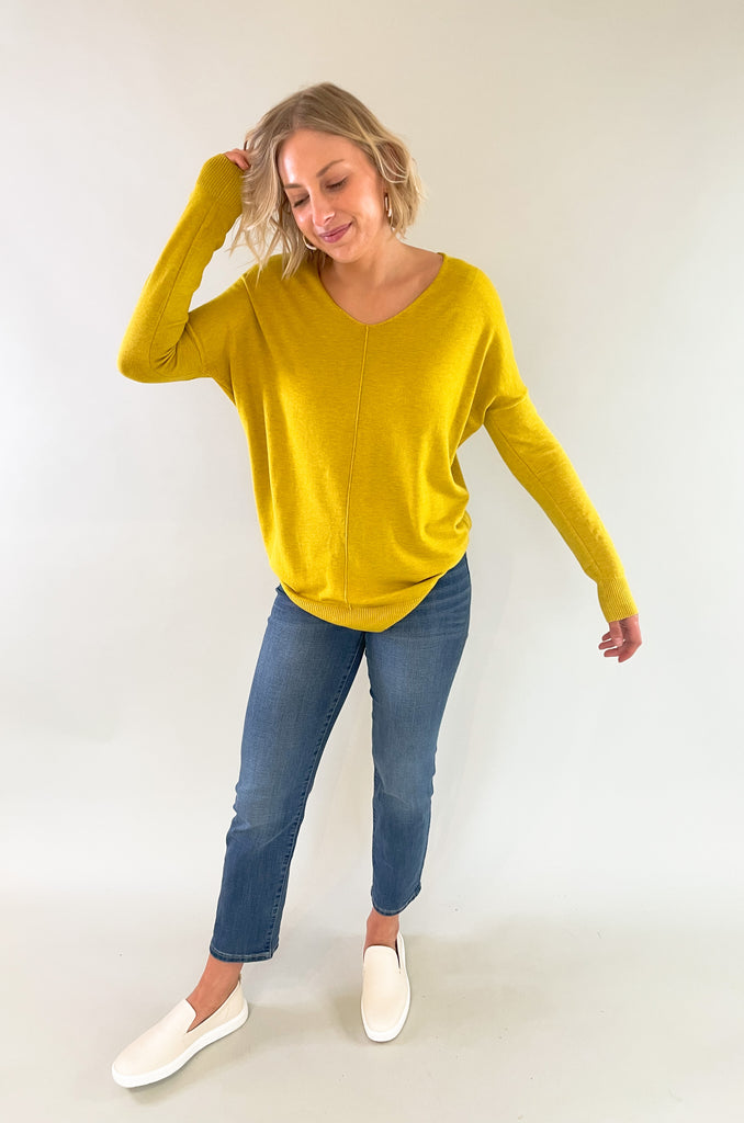 The Sweet Celina II V Neck Tunic is an amazing style by one of our favorite vendors, Dreamers. The fabric on these lightweight sweaters is so soft and dreamy! Plus, these special colors are perfect for the new season. The best part, you can wear them with leggings and still look good. 
