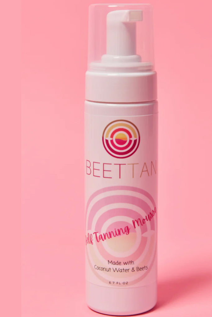 The BEETTAN Self Tanning Mousse is a lightweight, dark self-tanning mousse made with real coconut water and our famous BEET tanning ingredient that delivers a deep, dark tan with a healthy glow! Coconut water works as a natural toner, hydrating the skin without leaving it feeling oily or tacky. Easy to apply for flawless results!